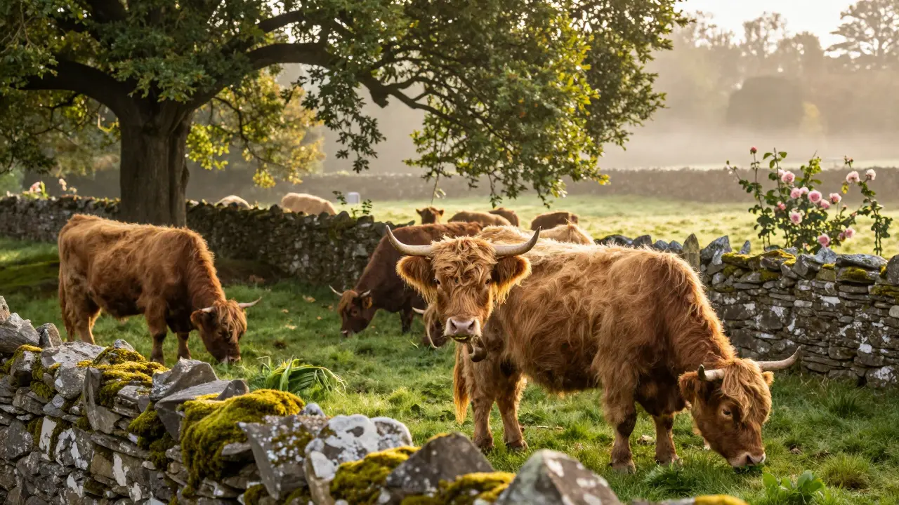 Pollok Country Park Glasgow: Highland Cows and Walled Gardens