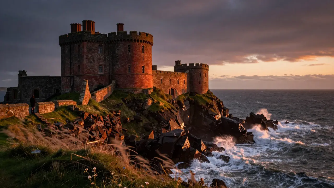 Tantallon Castle Guide: Explore the Ruined Red Sandstone Fortress on Scotland’s Sea Cliffs