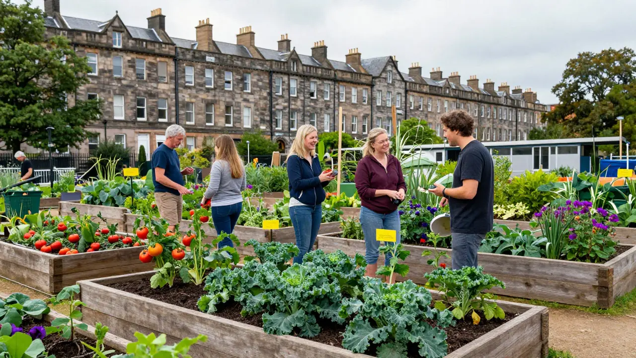 Community Gardens in Scotland: A Guide to Urban Plots and Volunteering