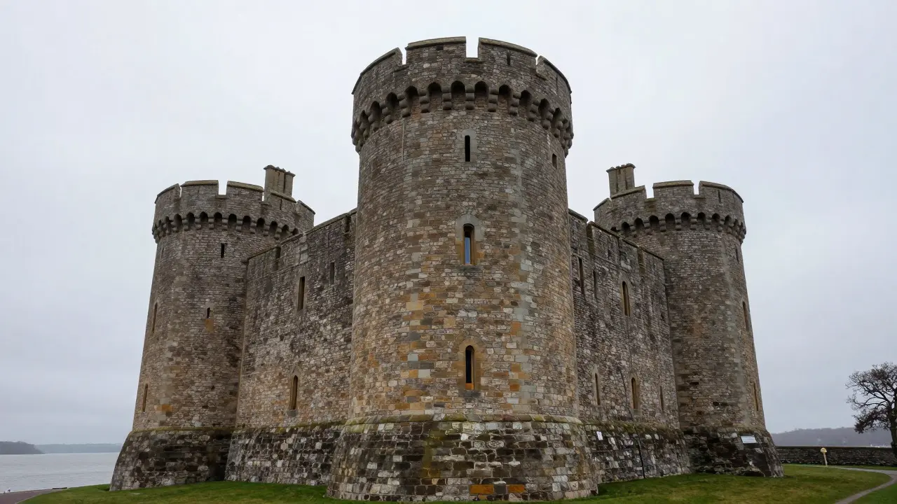 Blackness Castle stone fortress on the riverbank
