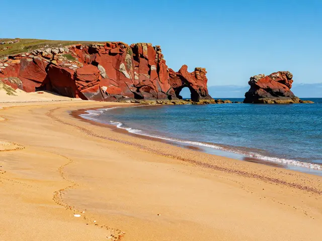 Lunan Bay Montrose: A Complete Guide to Golden Sands and Red Sandstone Ruins
