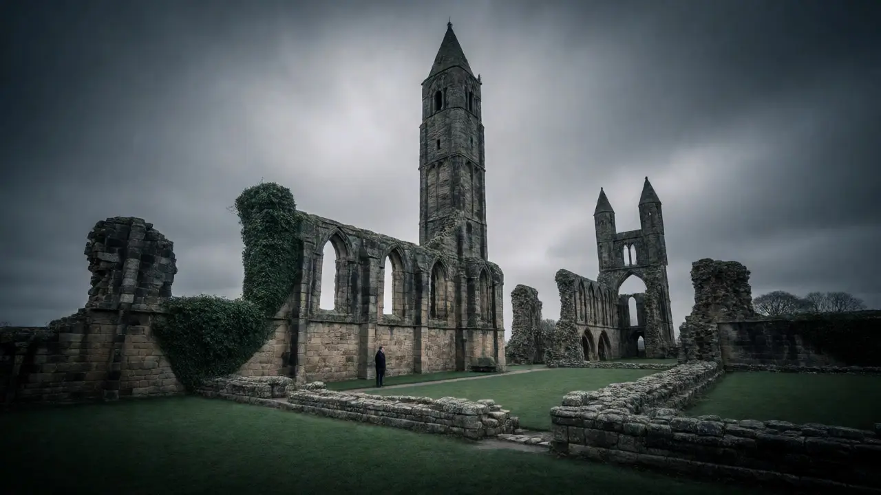 Ruins of St Andrews Cathedral and St Rule's Tower